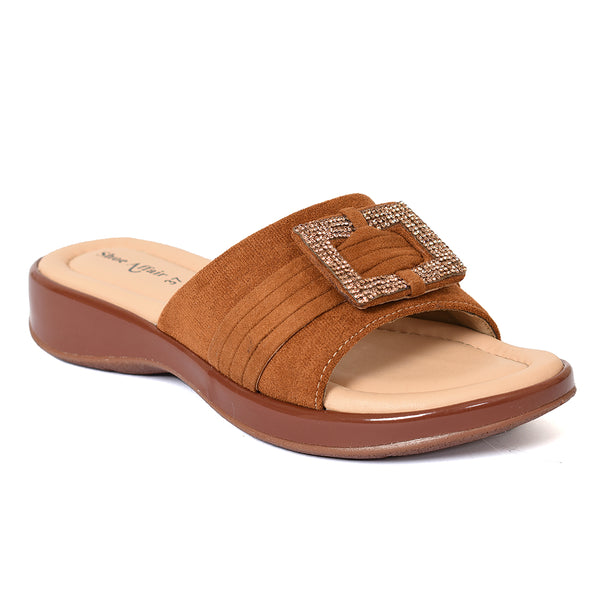 Ladies Casual PU Slipper