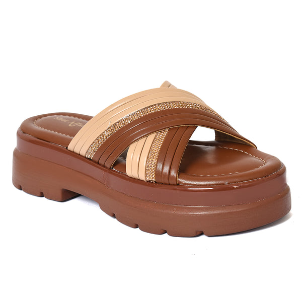 Ladies Casual PU Slipper