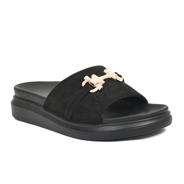 Ladies Casual PU Slipper