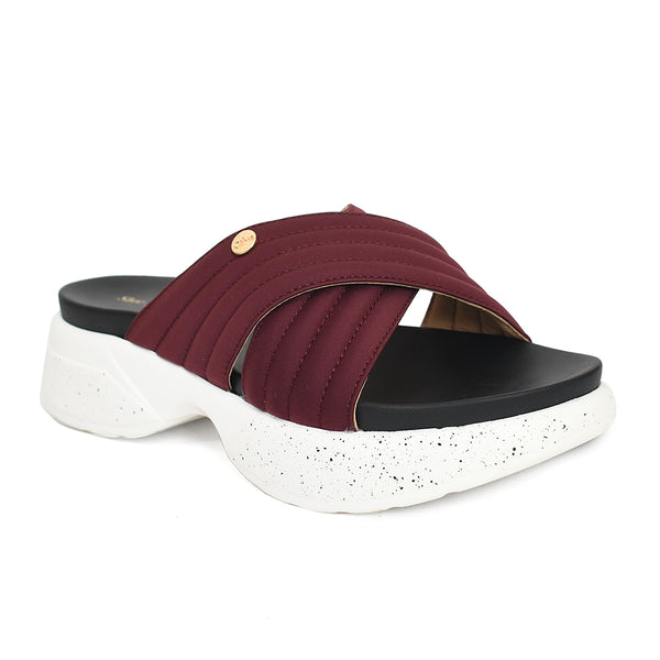 Ladies Casual PU Slipper